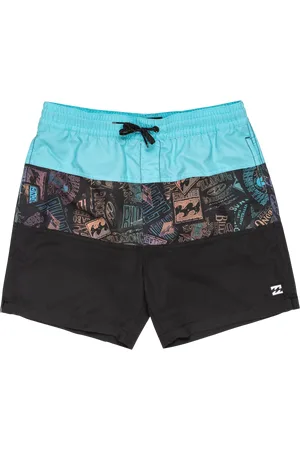 Billabong Boys Tribong LB Volley Shorts in Black