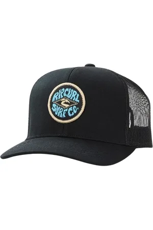 Rip Curl Custom Curve Trucker Cap in Black