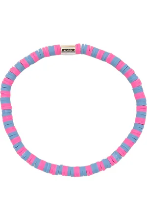 Pura Vida Seascape Vinyl Disc Bracelet in Bubble Gum