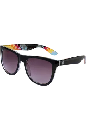 Santa Cruz Opus Dot Sunglasses in Black & Black Rainbow