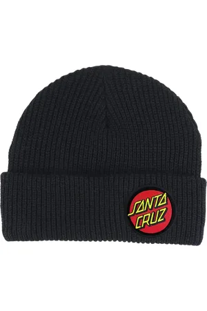 Santa Cruz Classic Dot Beanie in Black