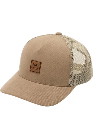RVCA VA ATW Cord Trucker Cap in Coyote
