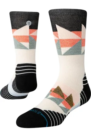 Stance Womens Tri Wool Crew Socks in Black