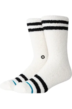 Stance Womens Boyd Cosy Crew Socks in Black & White