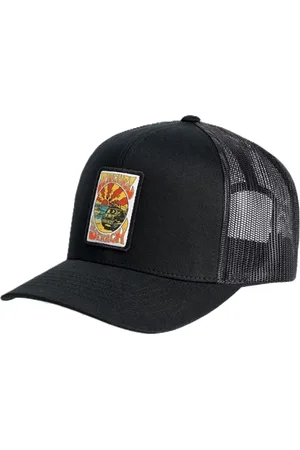 Rip Curl Custom Curve Trucker Cap in Black