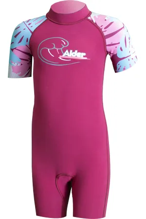 Alder Girls Impact 2/2mm Toddler Shorty Wetsuit in Violet