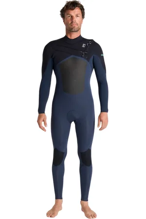 C-Skins NuWave ReWired 3/2mm Chest Zip Wetsuit in Bluestone, Bluestone X & Black X