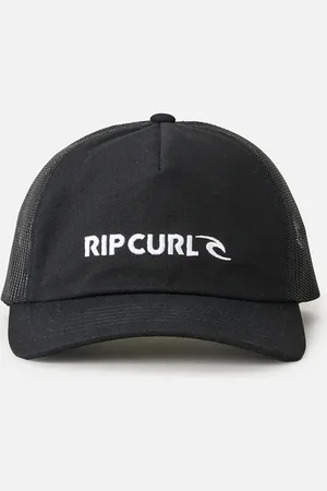 Rip Curl Brand Icon Trucker Cap in Black
