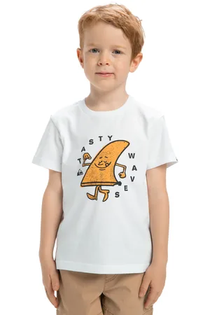 Quiksilver Boys Tasty Waves T-Shirt in White