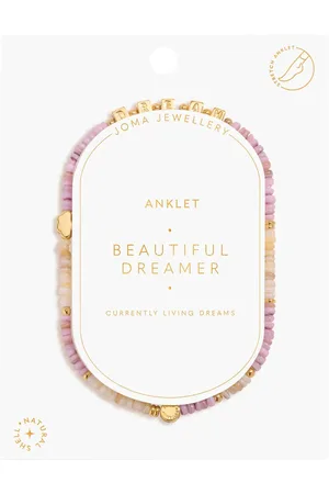 Joma Jewellery Happy Little Moments Beautiful Dreamer Anklet in Gold Plating