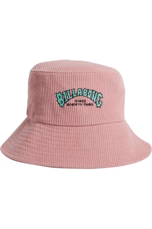 Billabong Set The Wave Bucket Hat in Chalk Pink