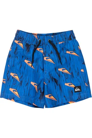 Quiksilver Boys Next Gen Volley Shorts in Estate Blue Roots