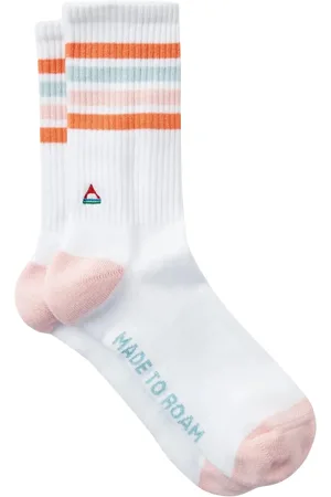 PASSENGER Organic Crew Socks in White