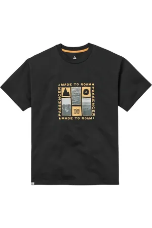 PASSENGER Snapshot T-Shirt in Black