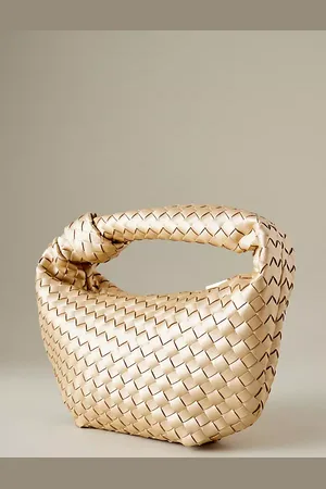 Melie Bianco Larissa Woven Faux-Leather Shoulder Bag