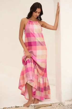 Anthropologie The Malika Printed Dress: Picnic Edition
