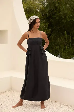 Anthropologie Sleeveless Babydoll Midi Dress