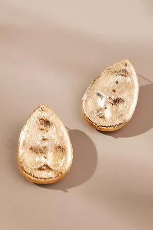 Anthropologie Teardrop Stud Earrings