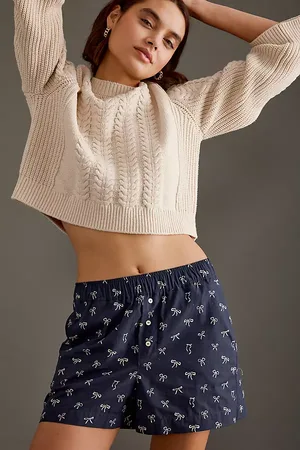 Anthropologie Printed Boxer Shorts