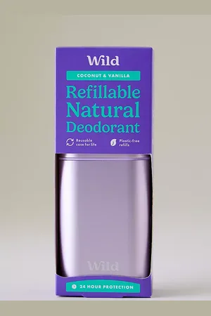 WILD Fresh Coconut & Vanilla Refillable Natural Deodorant