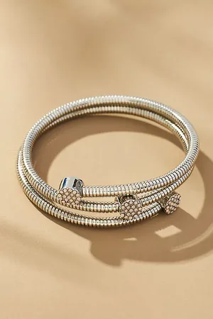 Anthropologie Coil Metal Bracelet