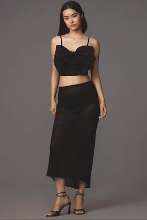 Maeve The Tilda Sheer Slip Skirt by