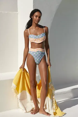 Anthropologie Josie High-Waisted Bikini Bottoms