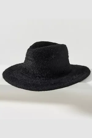 Anthropologie Fuzzy Knit Rancher Hat