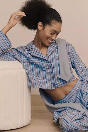 Anthropologie Tomboy Cropped Pyjama Shirt