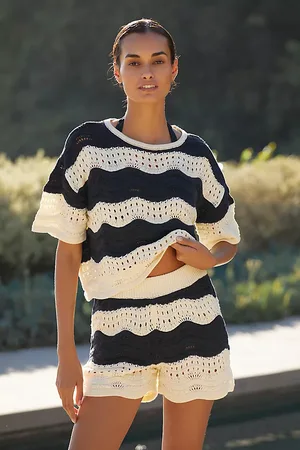 Anthropologie Knit Pull-On Shorts