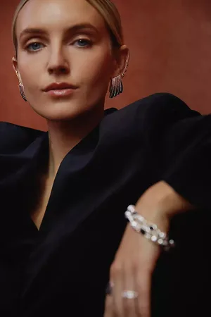 Daisy London X Polly Sayer Oversized Wave Stud Earrings
