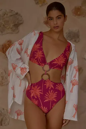 Malai X Anthropologie Danza Cutout One-Piece Swimsuit
