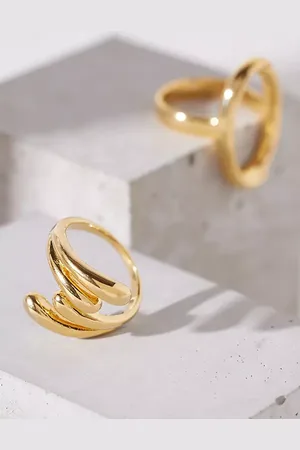 Anthropologie Twisted Bean Ring