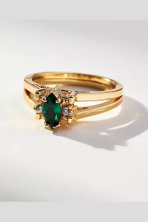 Anthropologie Stone Flip Ring