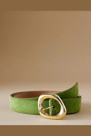 Anthropologie Sculptural Buckle Belt