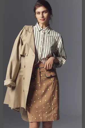 Maeve Utility Column Pencil Skirt