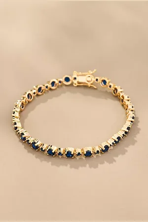 Anthropologie Gemstone Tennis Bracelet