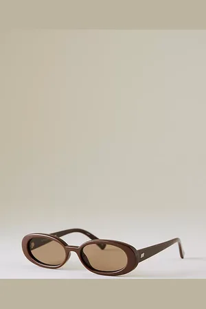 Le Specs Outta Love Oval Sunglasses
