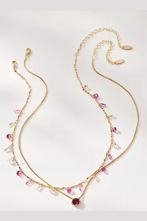 Anthropologie Layered Beaded Necklace
