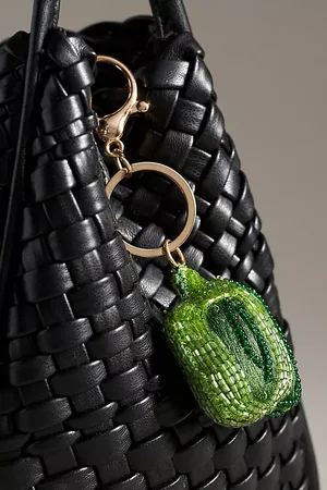 Anthropologie Beaded Vegetable Bag Charm