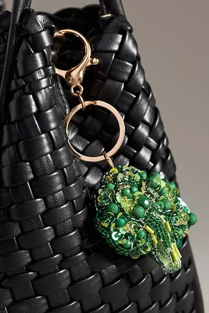 Anthropologie Beaded Vegetable Bag Charm