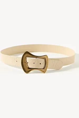 Anthropologie Statement Buckle Belt