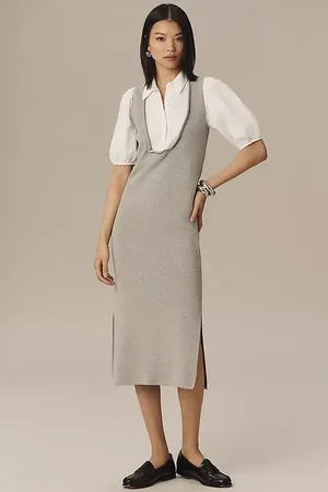 Anthropologie Twofer Knit Shirt Dress