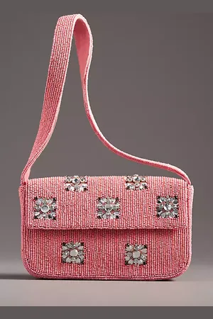 Anthropologie The Fiona Beaded Bag: Geometric Edition
