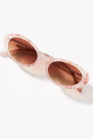 Anthropologie Oval Tortoise Sunglasses