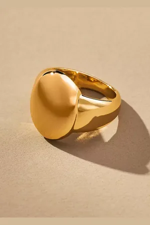 Anthropologie Round Signet Ring