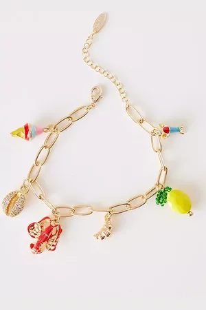 Anthropologie Assorted Charm Bracelet