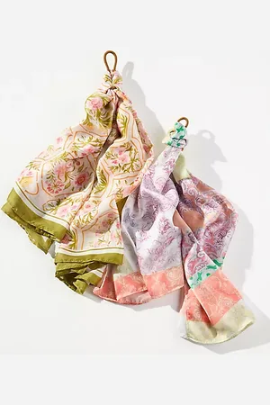 Anthropologie Patterned Hair Scarves, Set of 2