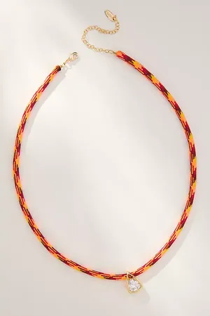 Anthropologie Sporty Rope Necklace