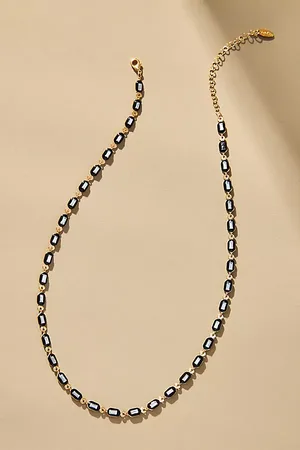Anthropologie Sporty Epoxy Necklace